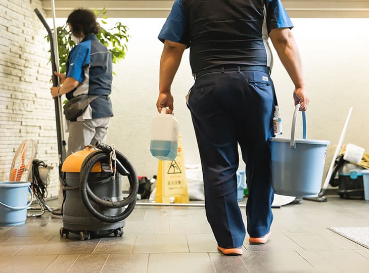 メンテナンス業、安心と信頼のサービス