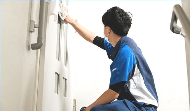 衛生的な環境、プロのサポートで実現